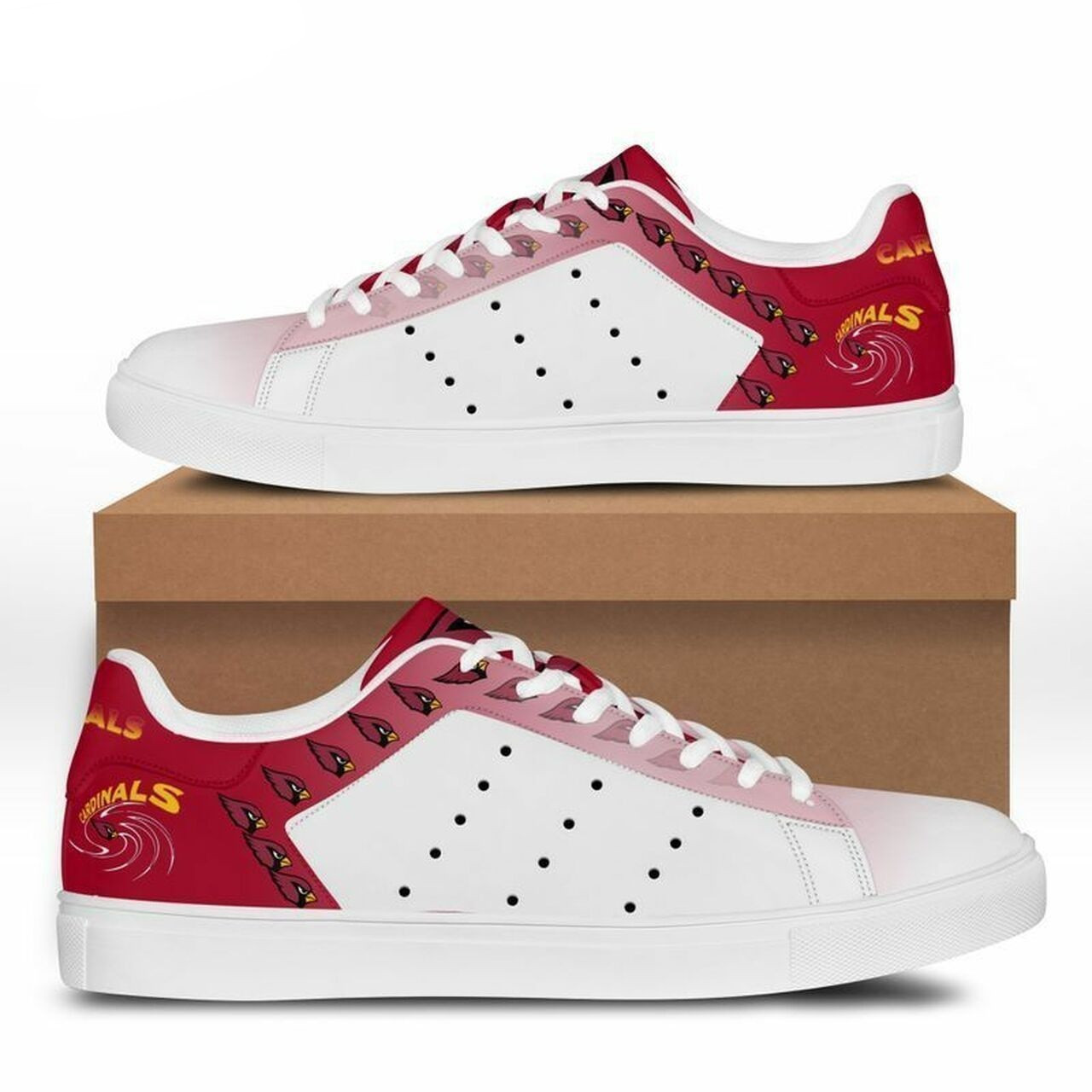 JWFancy Arizona Cardinals Skate Stan Shoes Sneakes For Men And Women
