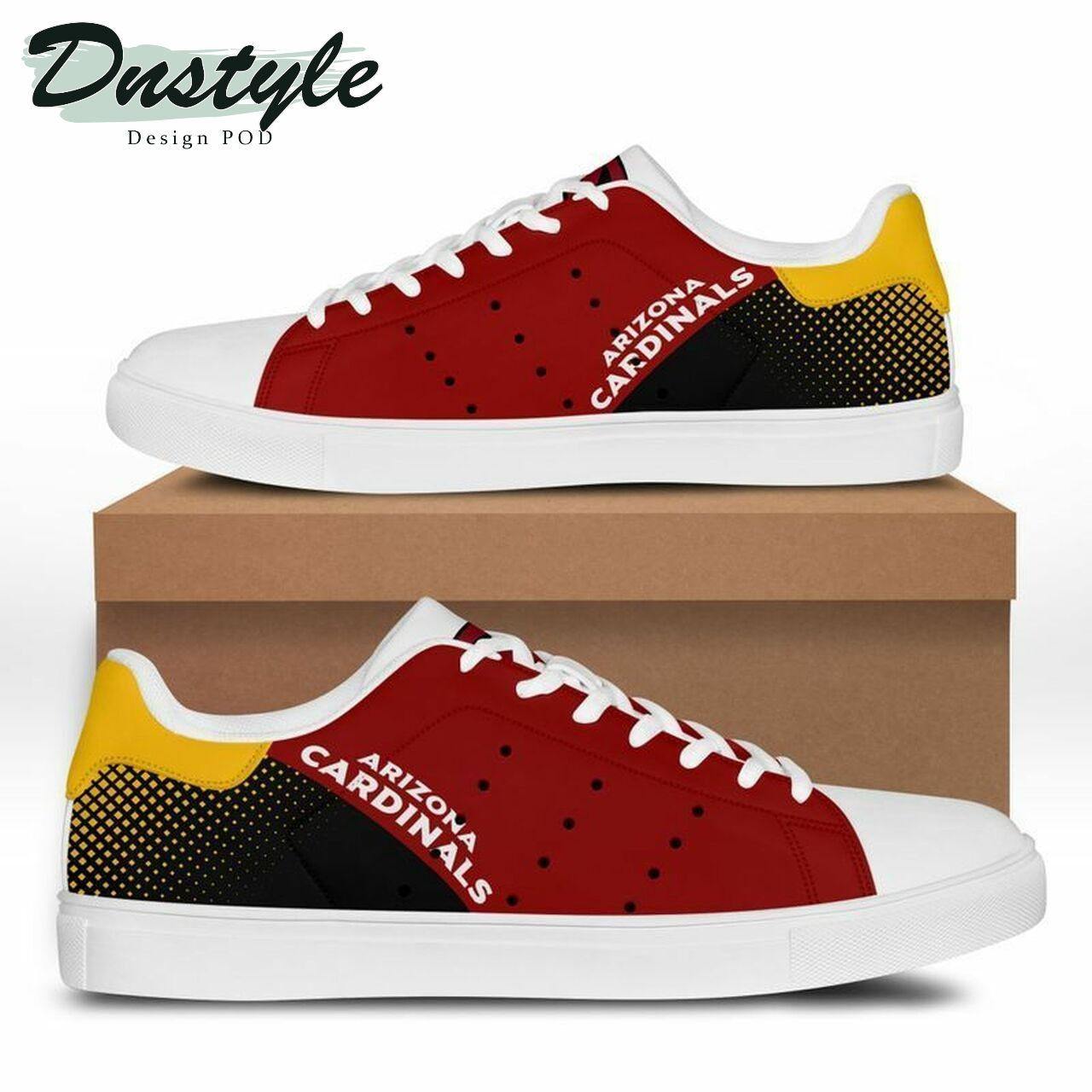 JWFancy Arizona Cardinals Skate Stan Shoes Sneakes For Men And Women