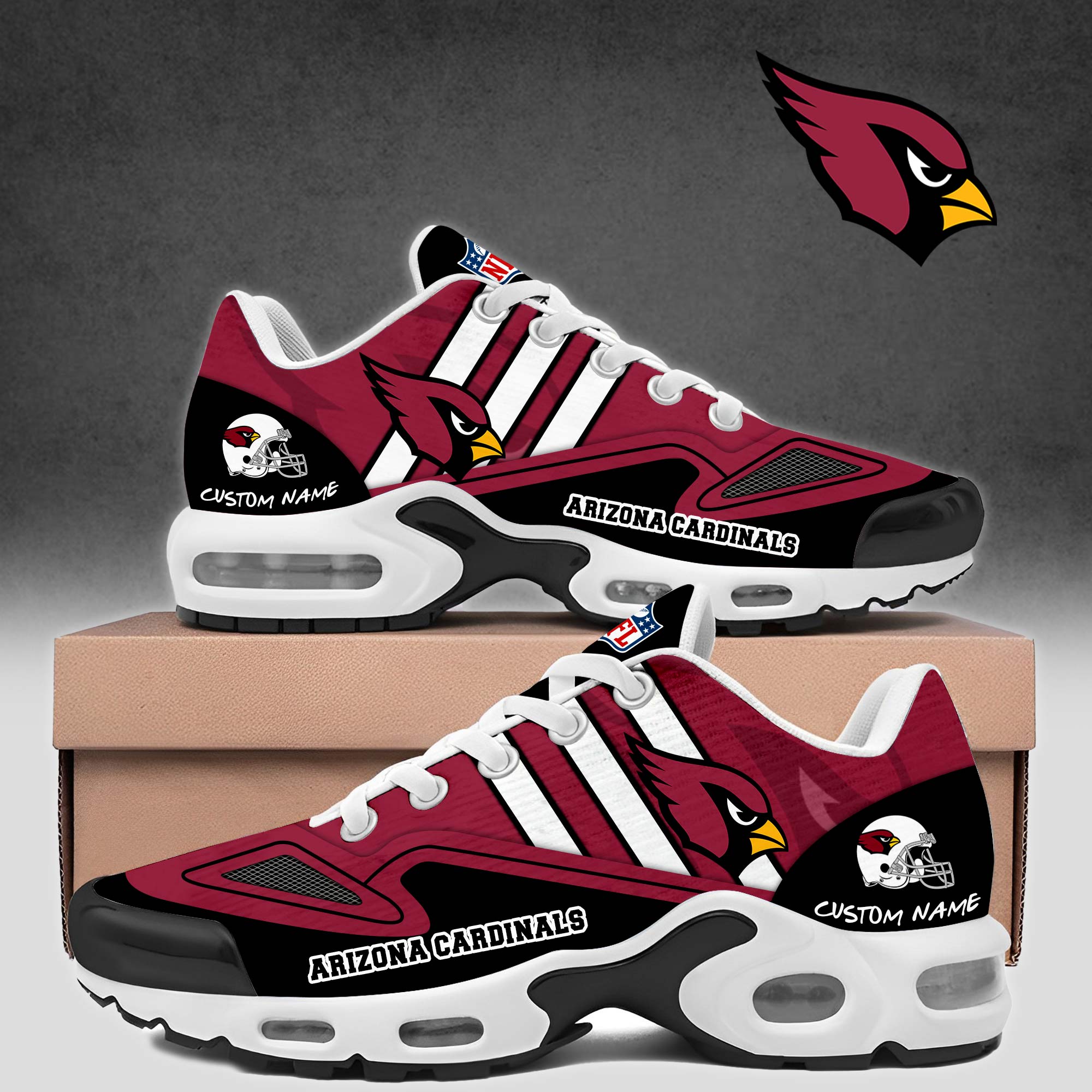JWFancy Arizona Cardinals TN Shoes Sneakers For Men And Women