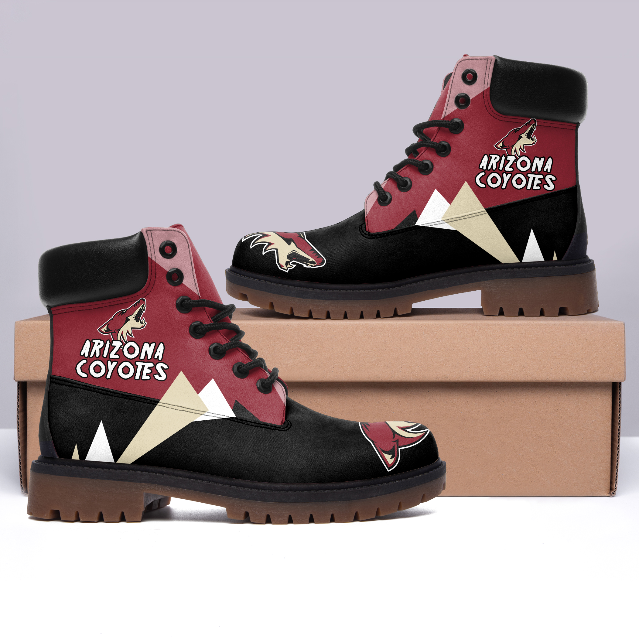 JWFancy Arizona Coyotes Boots Shoes For Men And Women