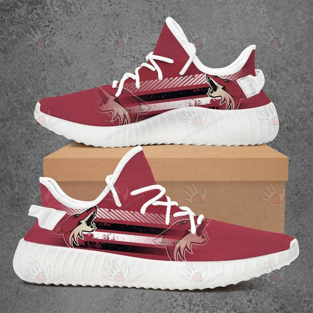 JWFancy Arizona Coyotes Yeezy Boost Shoes For Men And Women