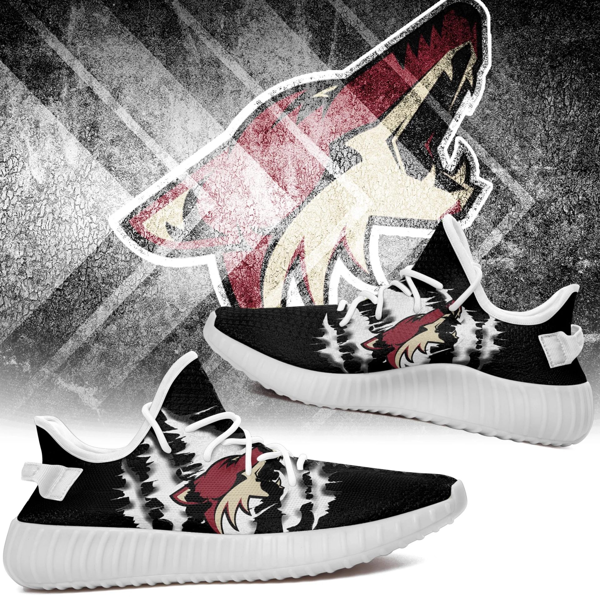 JWFancy Arizona Coyotes Yeezy Boost Shoes For Men And Women