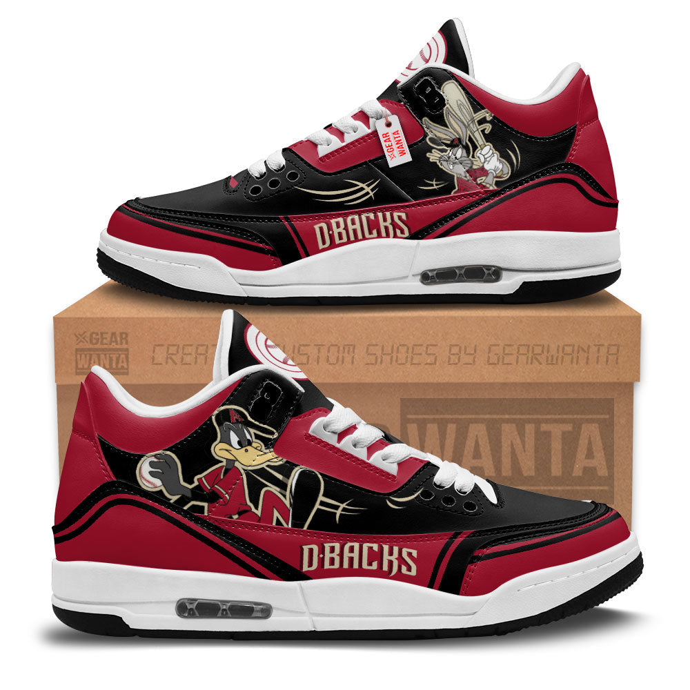 JWFancy Arizona Diamondbacks AJ3 Sneakers Shoes For Men And Women