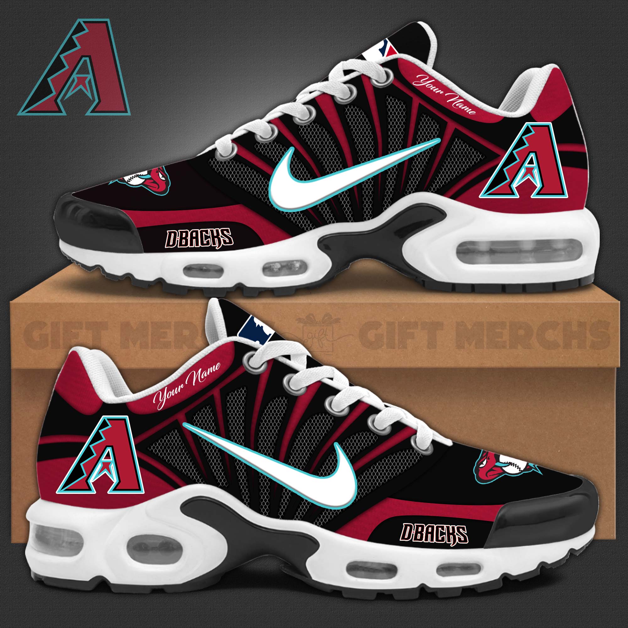 JWFancy Arizona Diamondbacks TN Shoes Sneakers For Men And Women