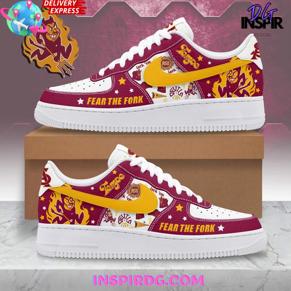 JWFancy Arizona State Sun Devils Air Low-Top Sneakers Shoes For Men And Women