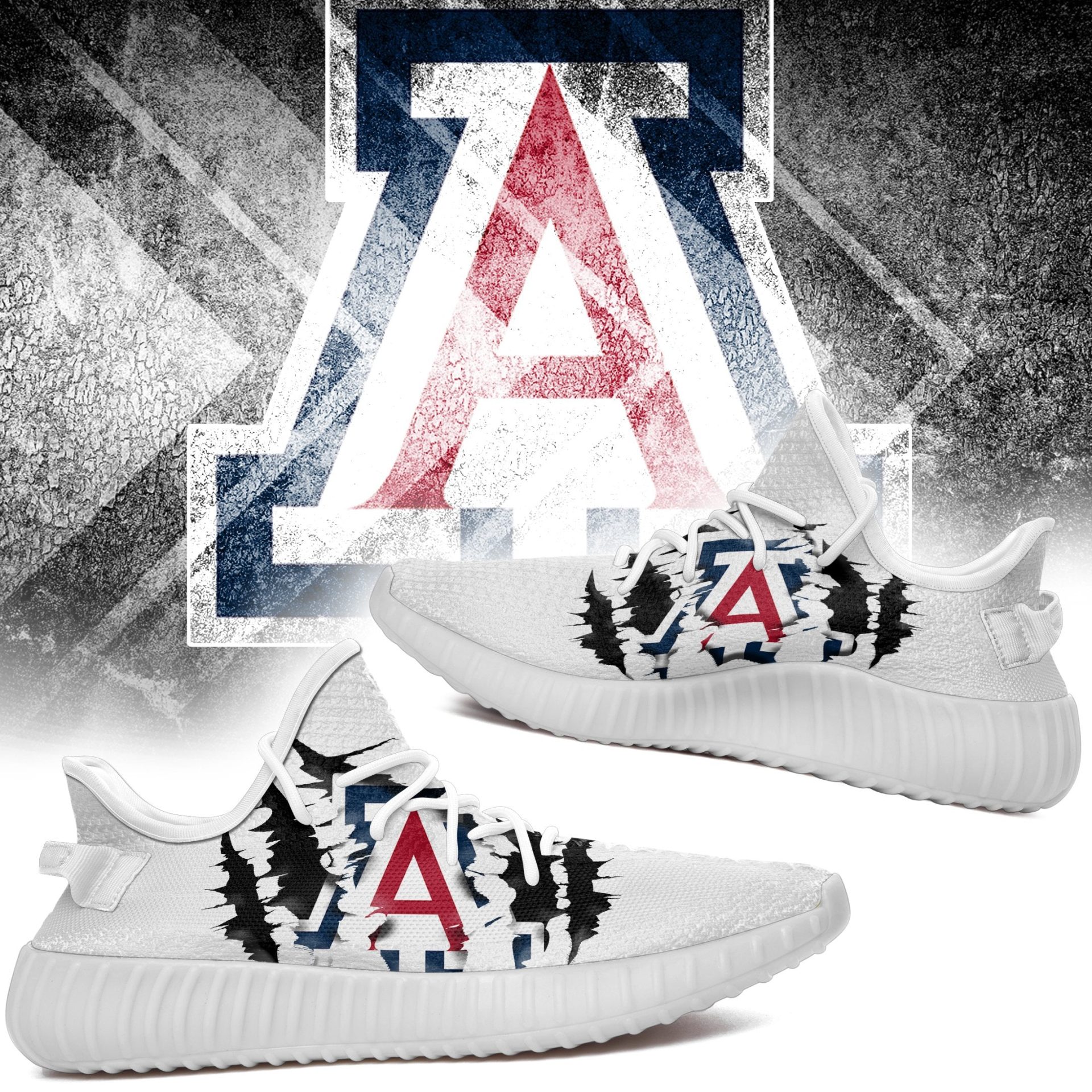 JWFancy Arizona Wildcats Yeezy Boost Shoes For Men And Women