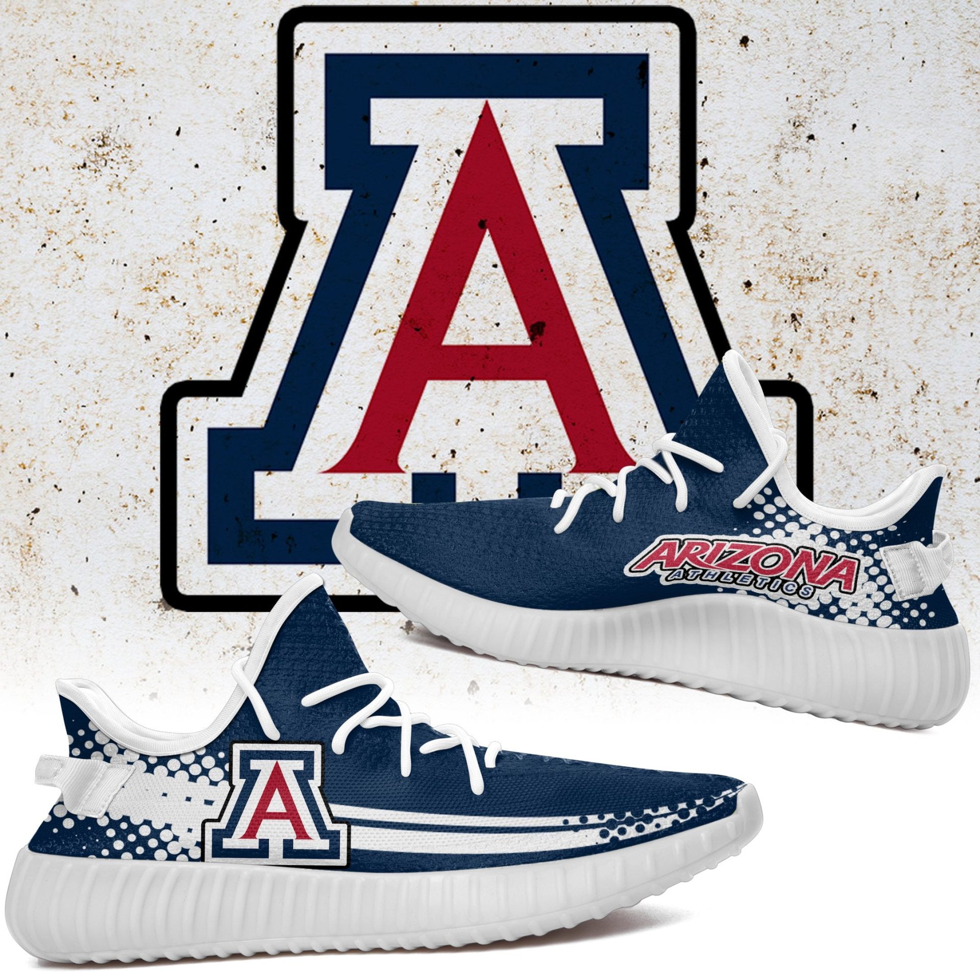 JWFancy Arizona Wildcats Yeezy Boost Shoes For Men And Women