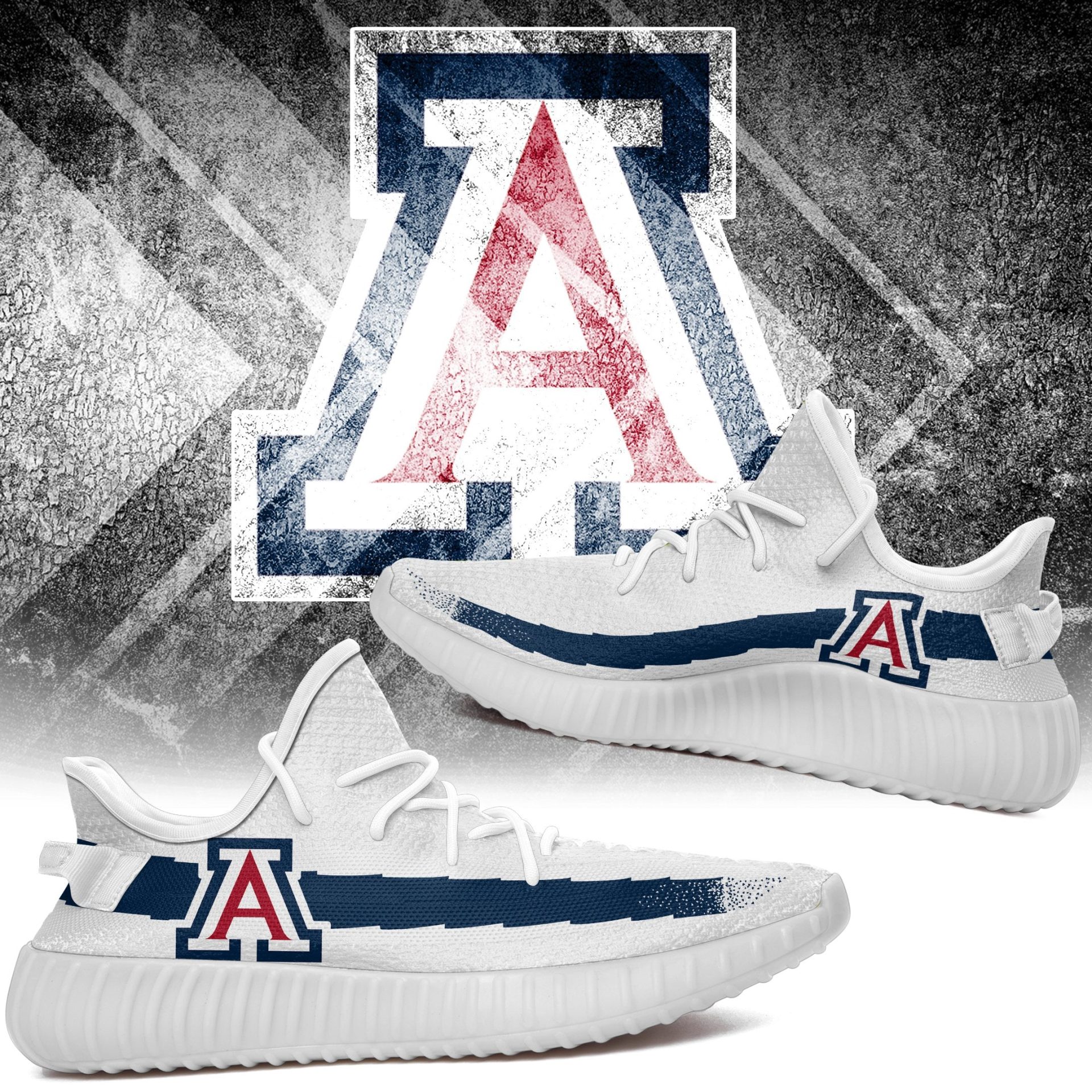 JWFancy Arizona Wildcats Yeezy Boost Shoes For Men And Women