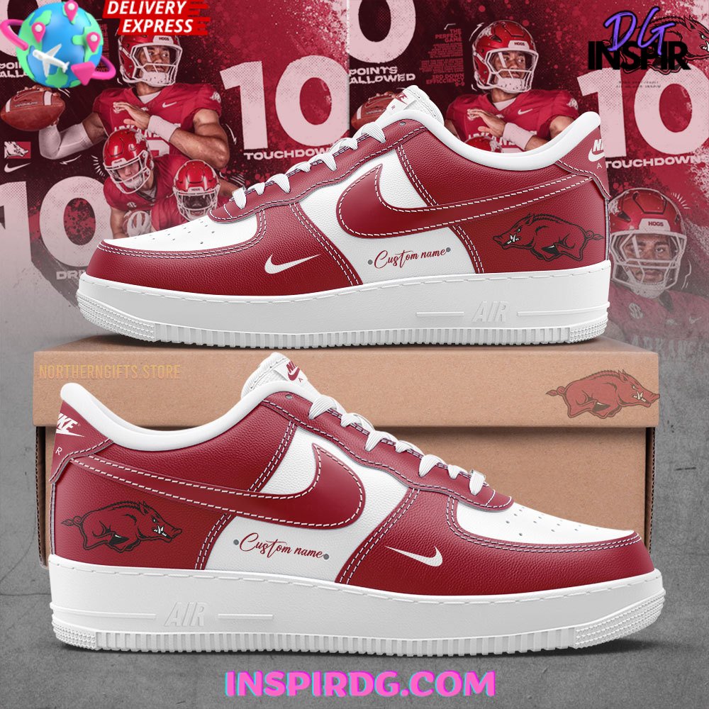 JWFancy Arkansas Razorbacks Air Low-Top Sneakers Shoes For Men And Women