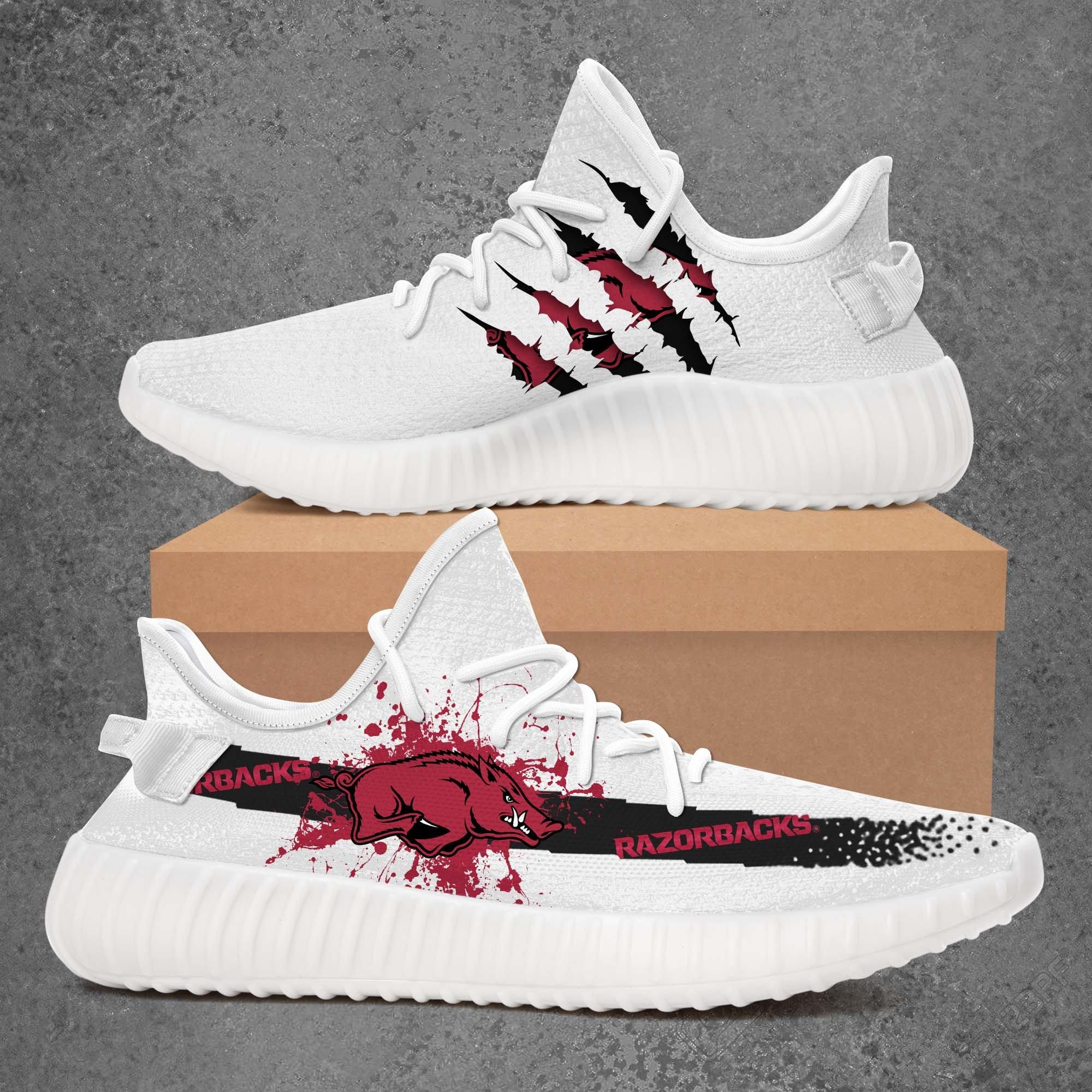 JWFancy Arkansas Razorbacks Yeezy Boost Shoes For Men And Women