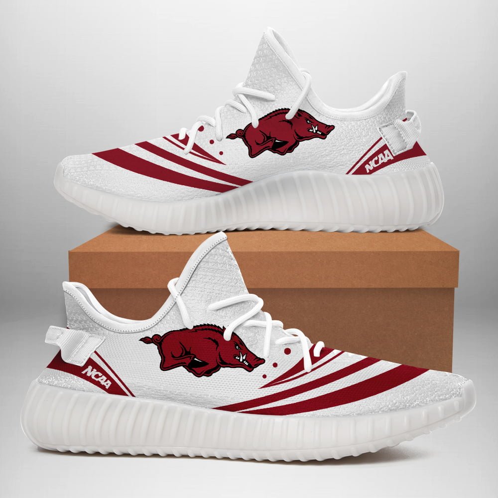 JWFancy Arkansas Razorbacks Yeezy Boost Shoes For Men And Women
