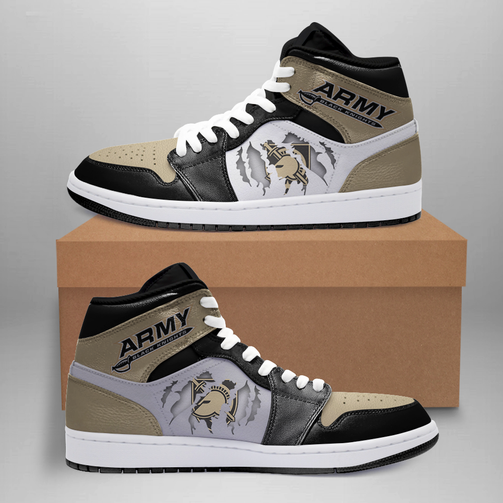 JWFancy Army Black Knights AJ1 High Sneakers Shoes For Men And Women