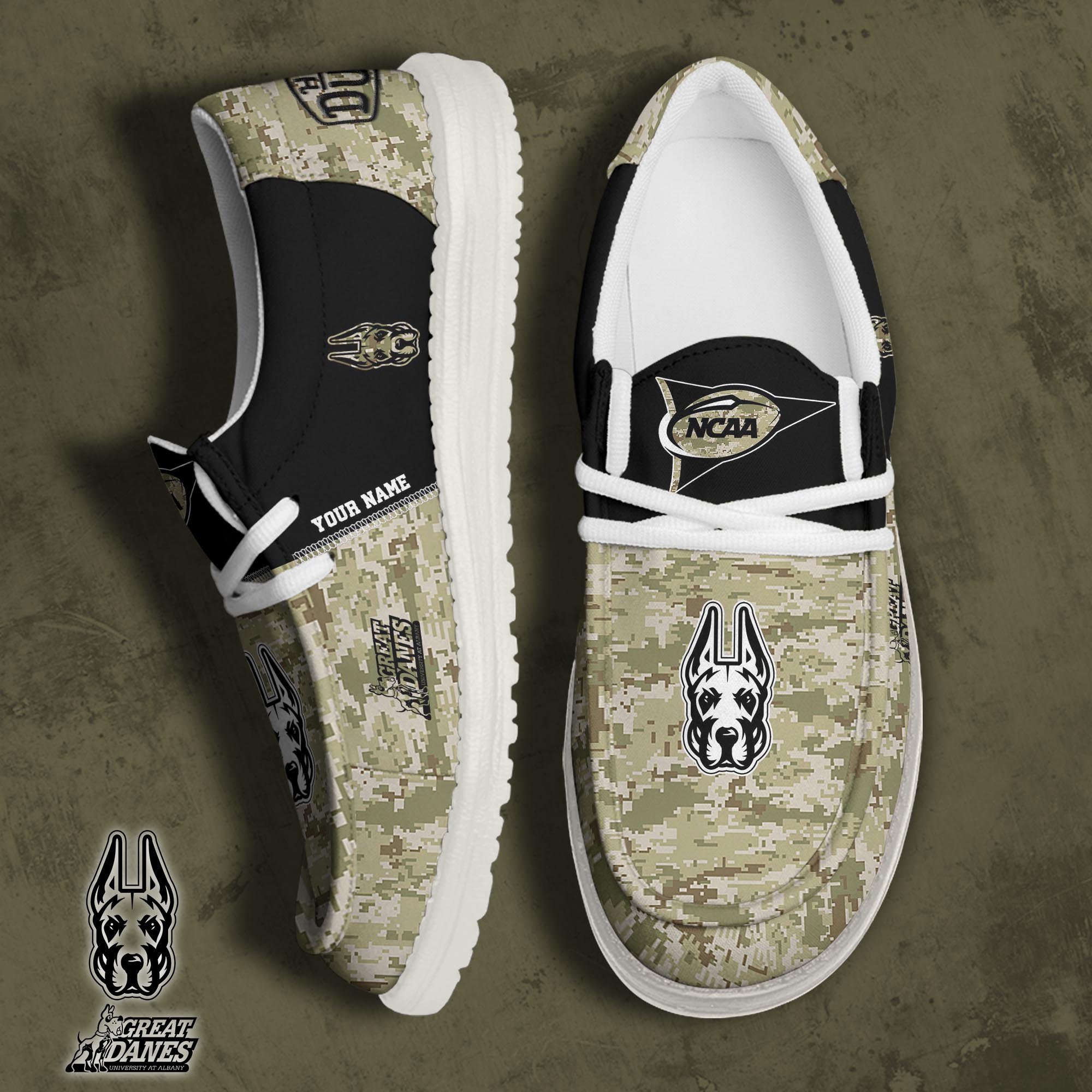 JWFancy Army Black Knights Hey Dude Shoes Wally Men's Lace Up Loafers Comfortable For Men And Women