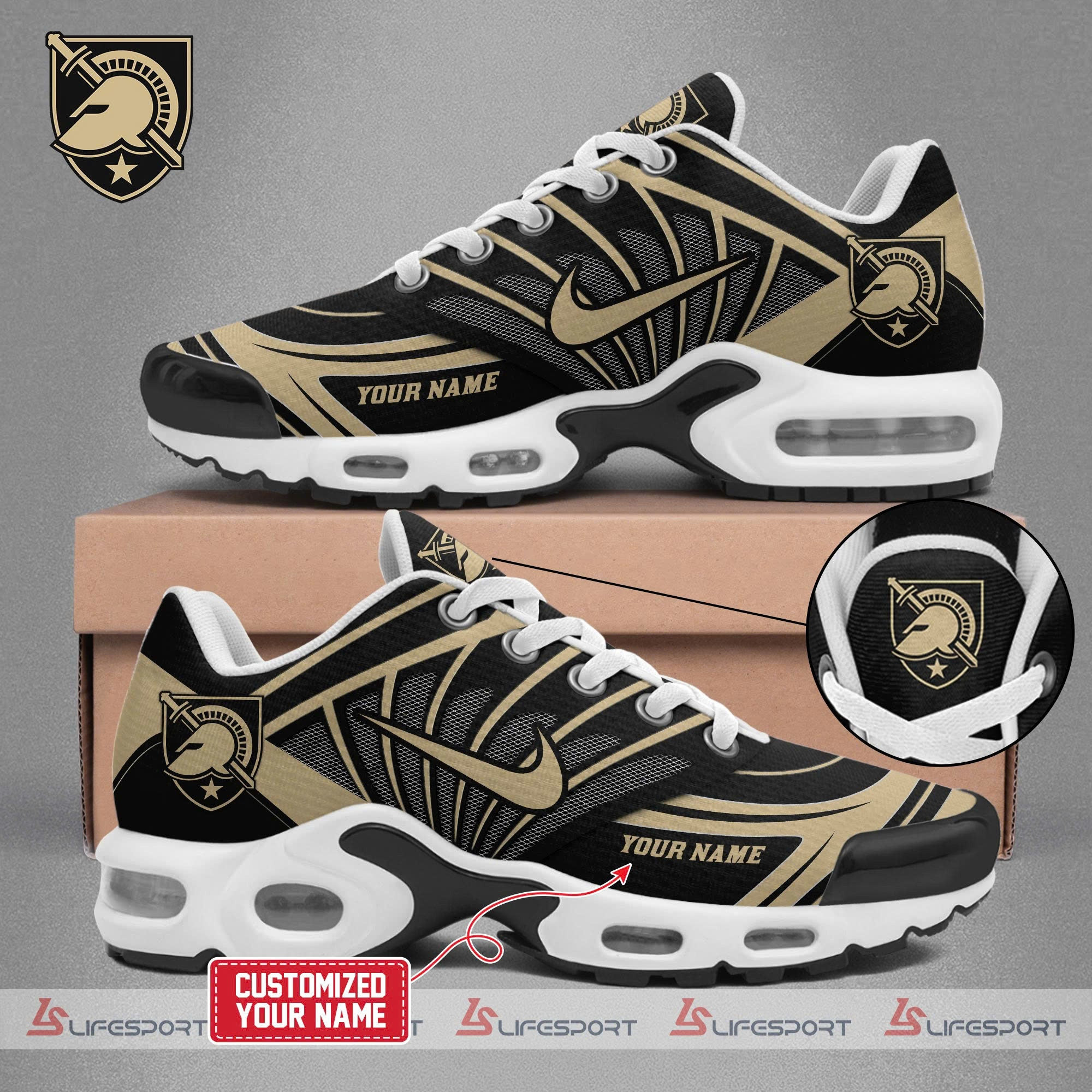 JWFancy Army Black Knights TN Shoes Sneakers For Men And Women