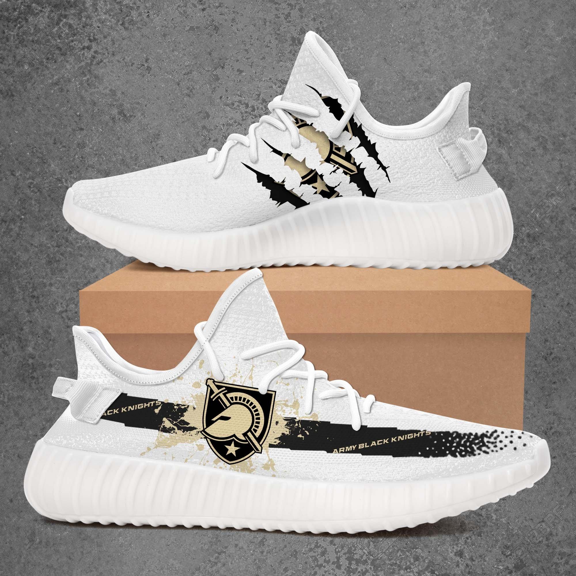 JWFancy Army Black Knights Yeezy Boost Shoes For Men And Women