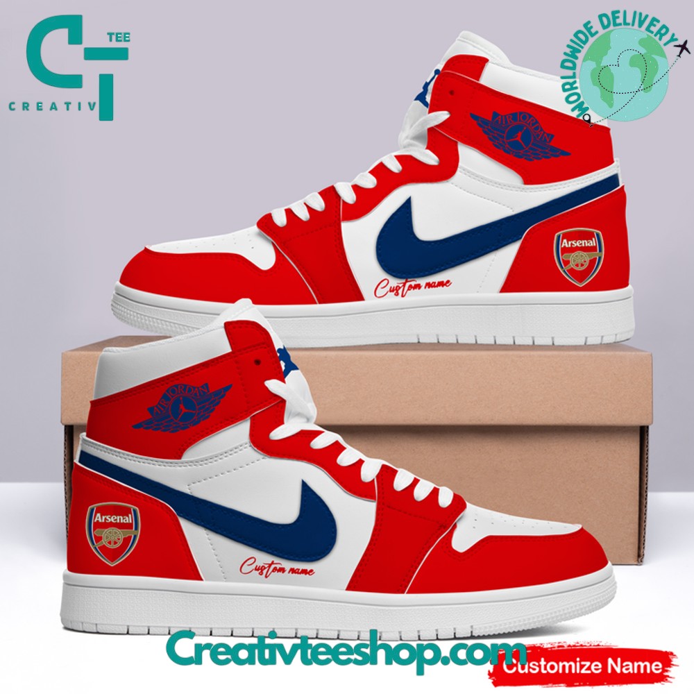 JWFancy Arsenal AJ1 High Sneakers Shoes For Men And Women