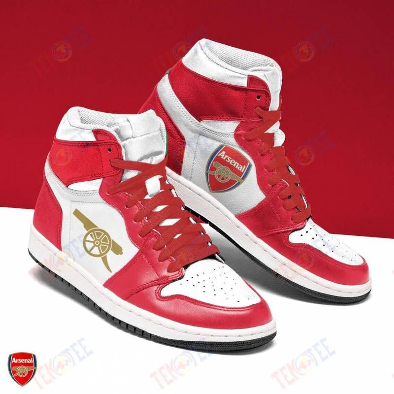 JWFancy Arsenal FC EPL AJ1 High Sneakers Shoes For Men And Women