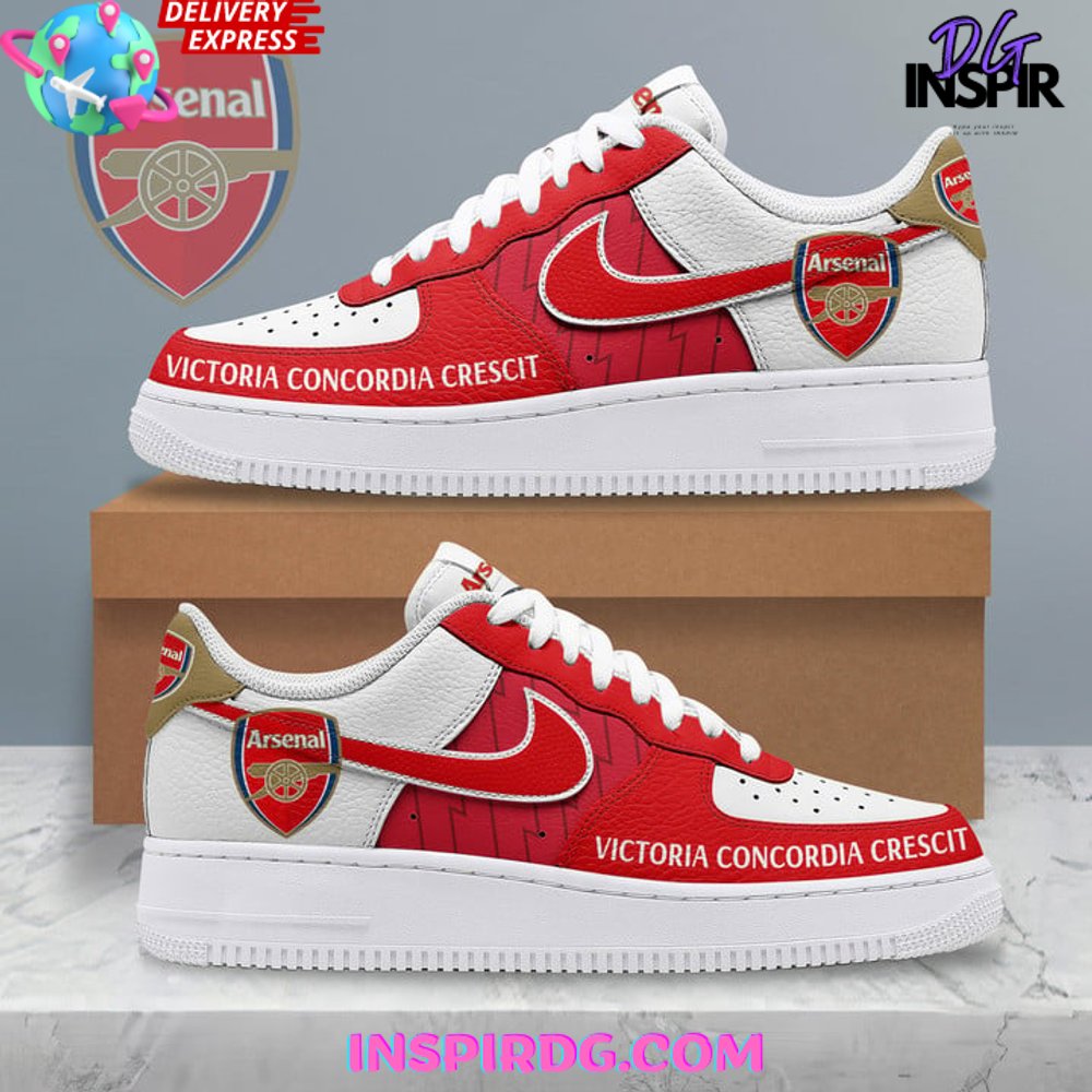 JWFancy Arsenal Victoria Concordia Crescit Air Low-Top Sneakers Shoes For Men And Women