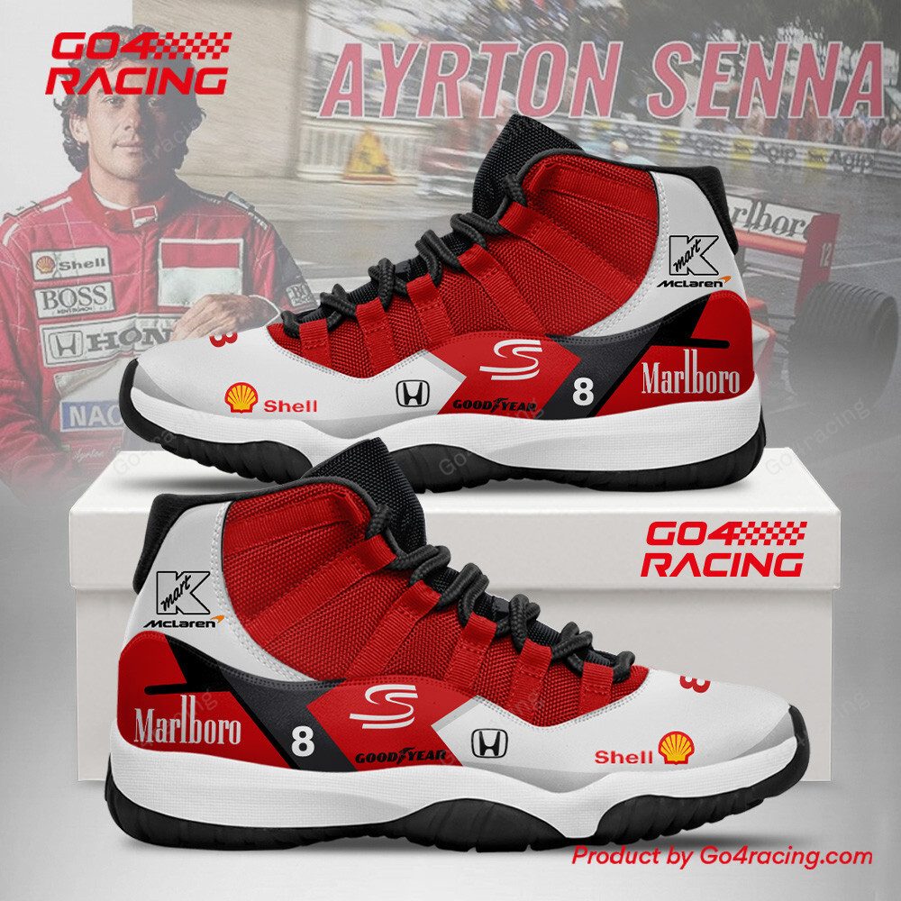 JWFancy Aryton Senna AJ11 Sneakers Shoes For Men And Women