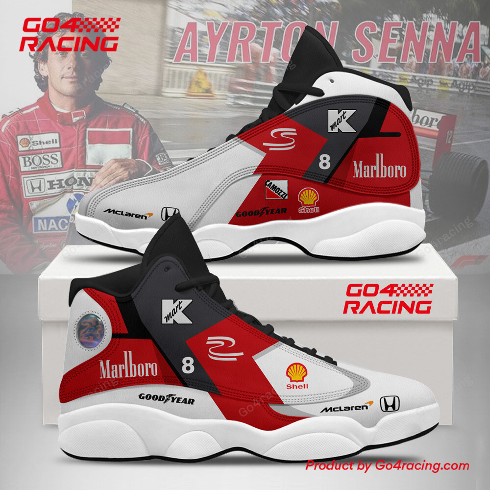 JWFancy Aryton Senna AJ13 Sneakers Shoes For Men And Women