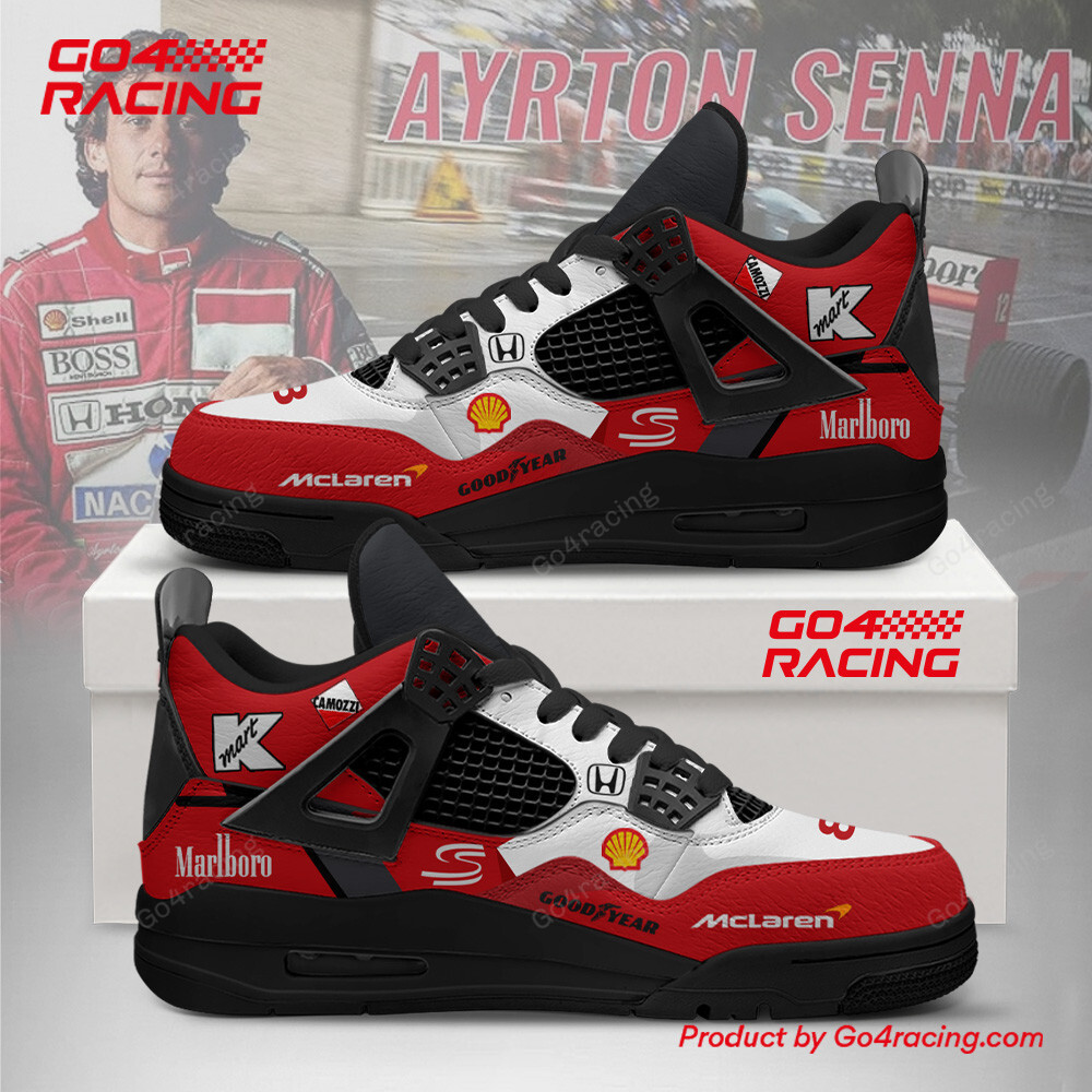 JWFancy Aryton Senna AJ14 Sneakers Shoes For Men And Women