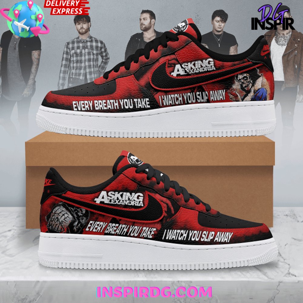 JWFancy Asking Alexandria Slip Away Air Low-Top Sneakers Shoes For Men And Women