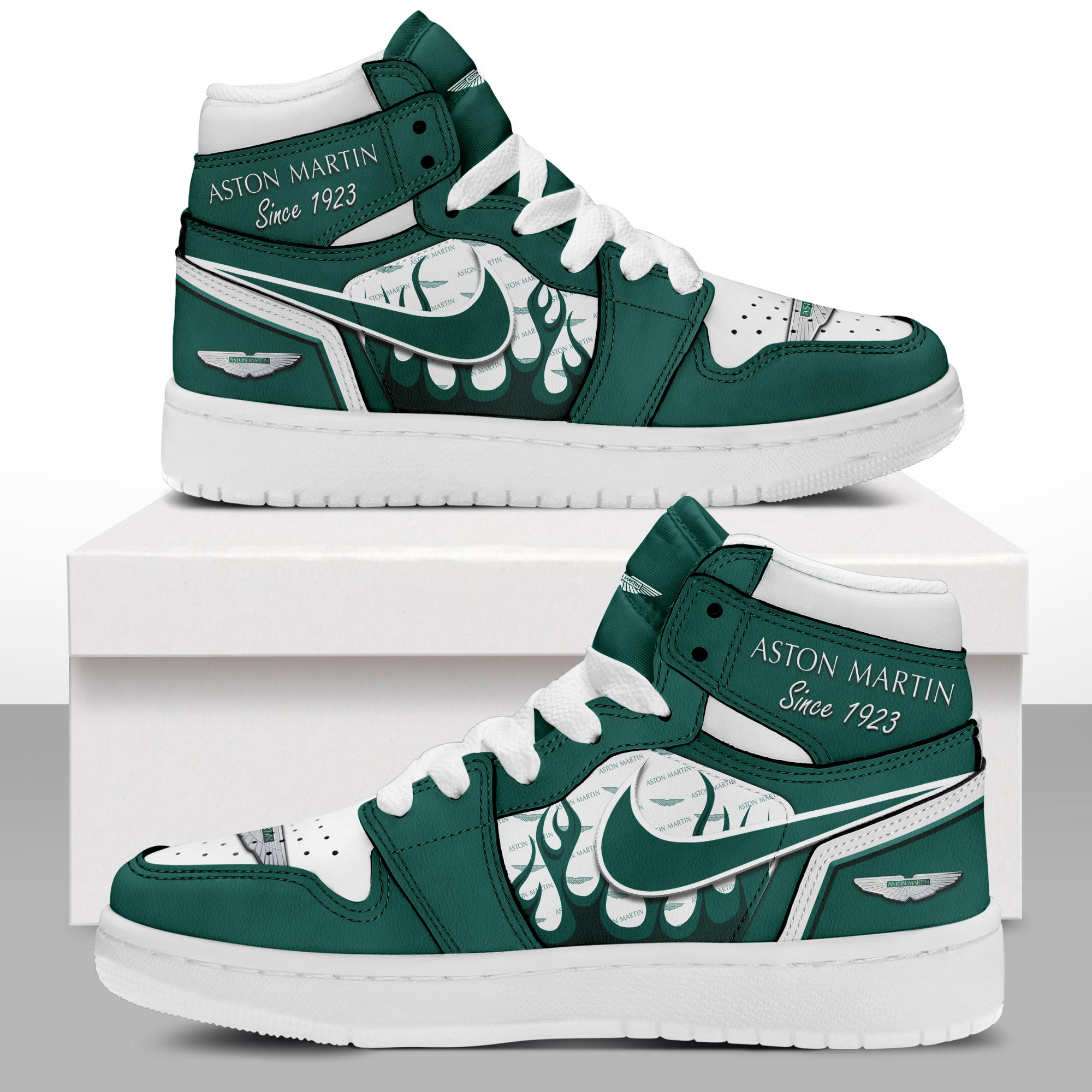 JWFancy Aston-Martin AJ1 High Sneakers Shoes For Men And Women