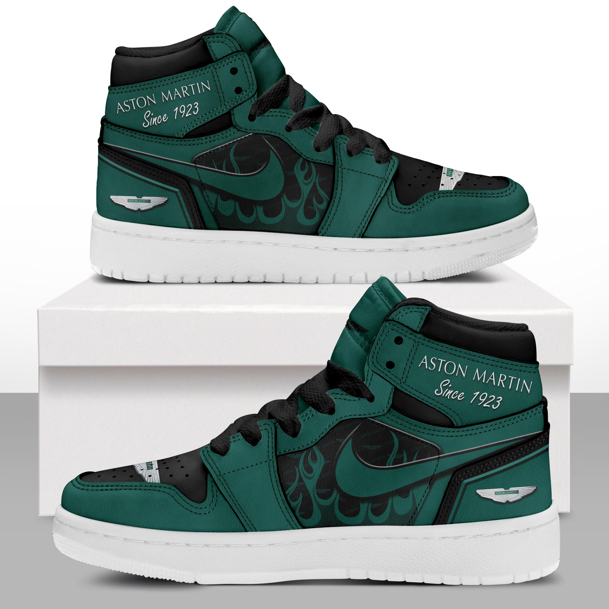 JWFancy Aston-Martin AJ1 High Sneakers Shoes For Men And Women