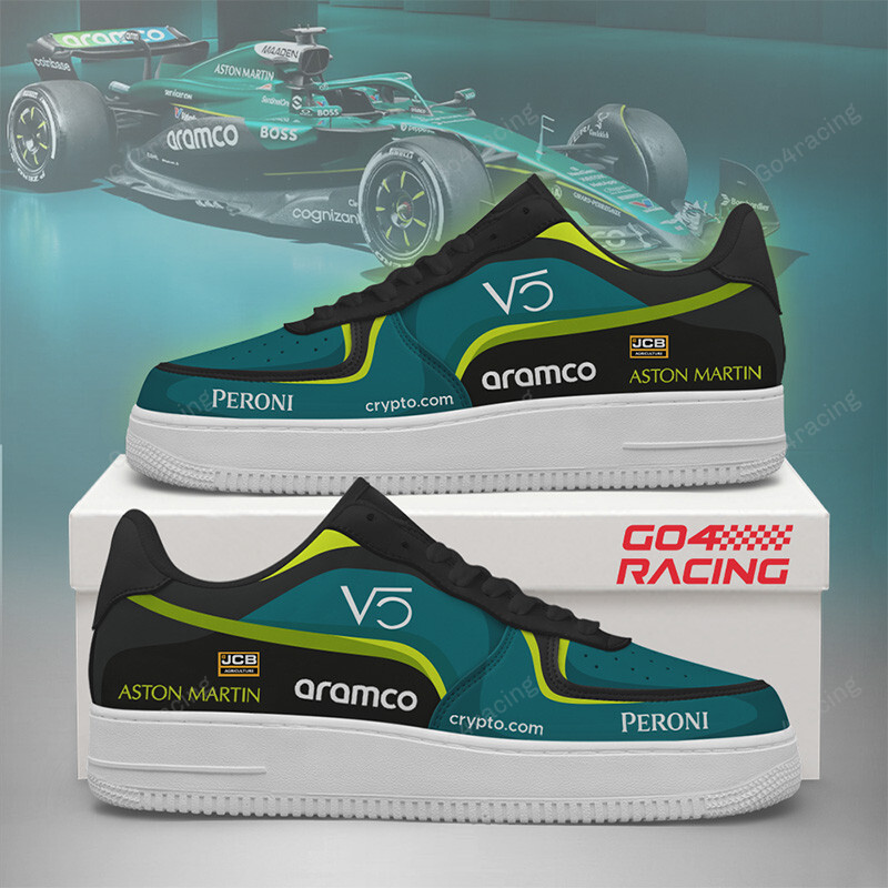 JWFancy Aston Martin Formula Air Low-Top Sneakers Shoes For Men And Women