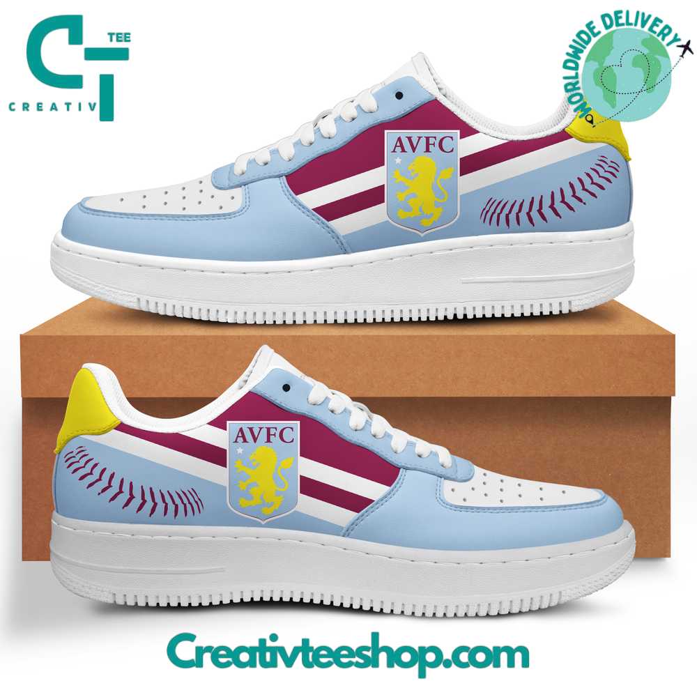 JWFancy Aston Villa Air Low-Top Sneakers Shoes For Men And Women