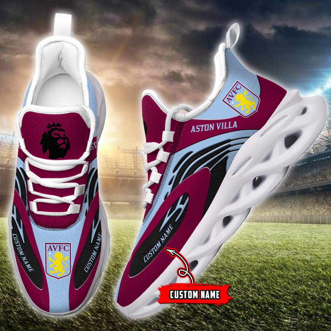 JWFancy Aston Villa NCAA Max Soul Shoes Sneakers For Men And Women