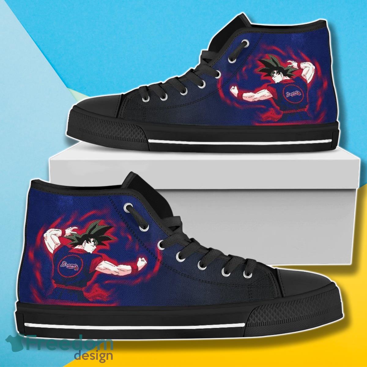 JWFancy Atlanta Braves High Top Canvas Sneakers Shoes For Men And Women