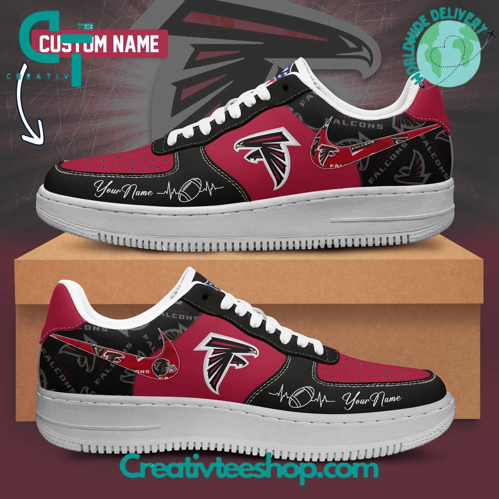 JWFancy Atlanta Falcons Air Low-Top Sneakers Shoes For Men And Women