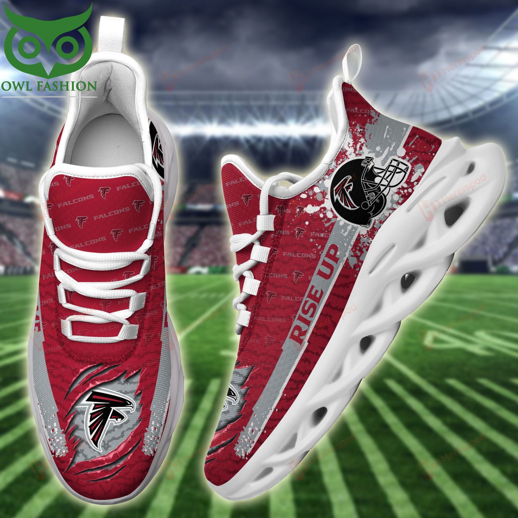 JWFancy Atlanta Falcons Max Soul Shoes Sneakers For Men And Women