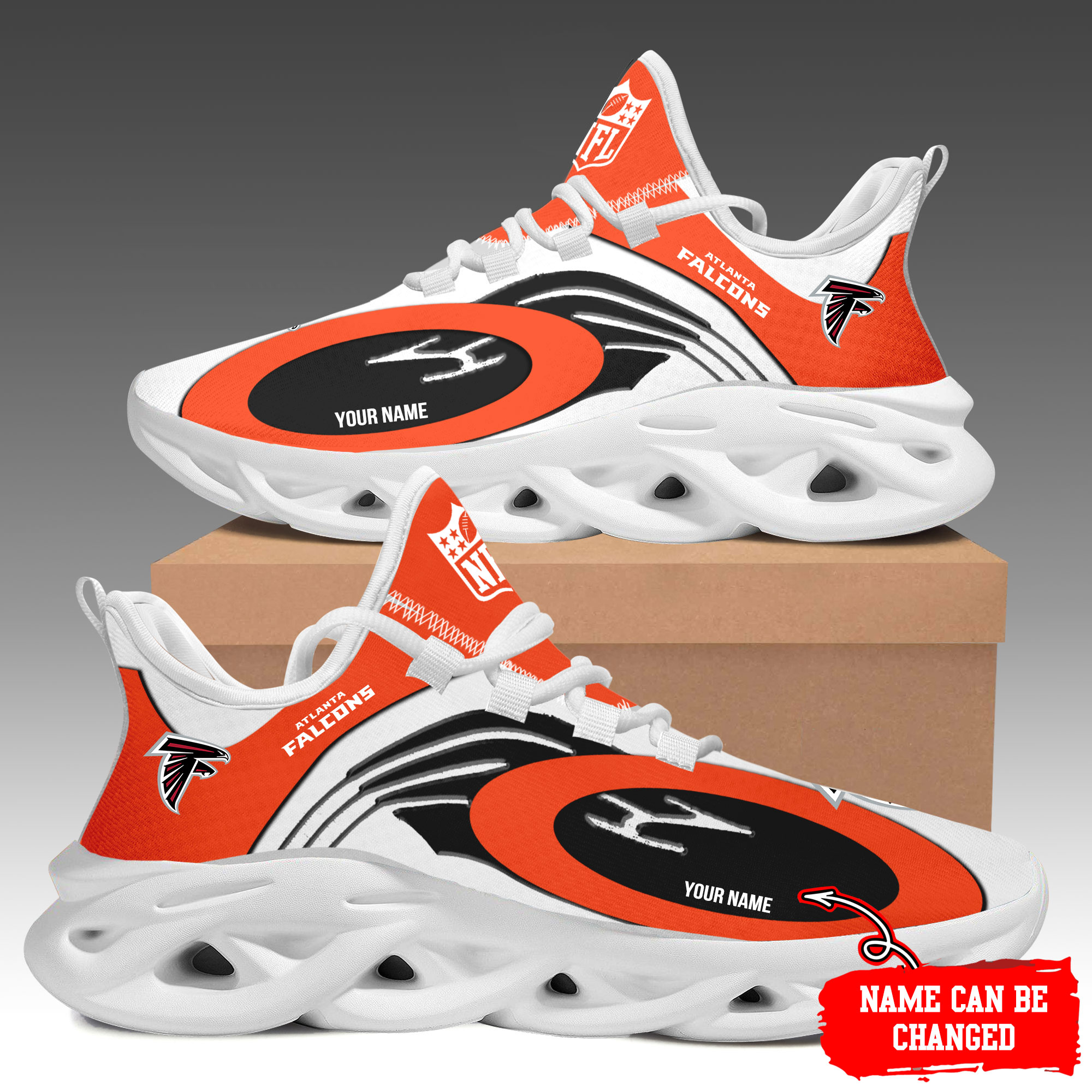 JWFancy Atlanta Falcons Max Soul Shoes Sneakers For Men And Women