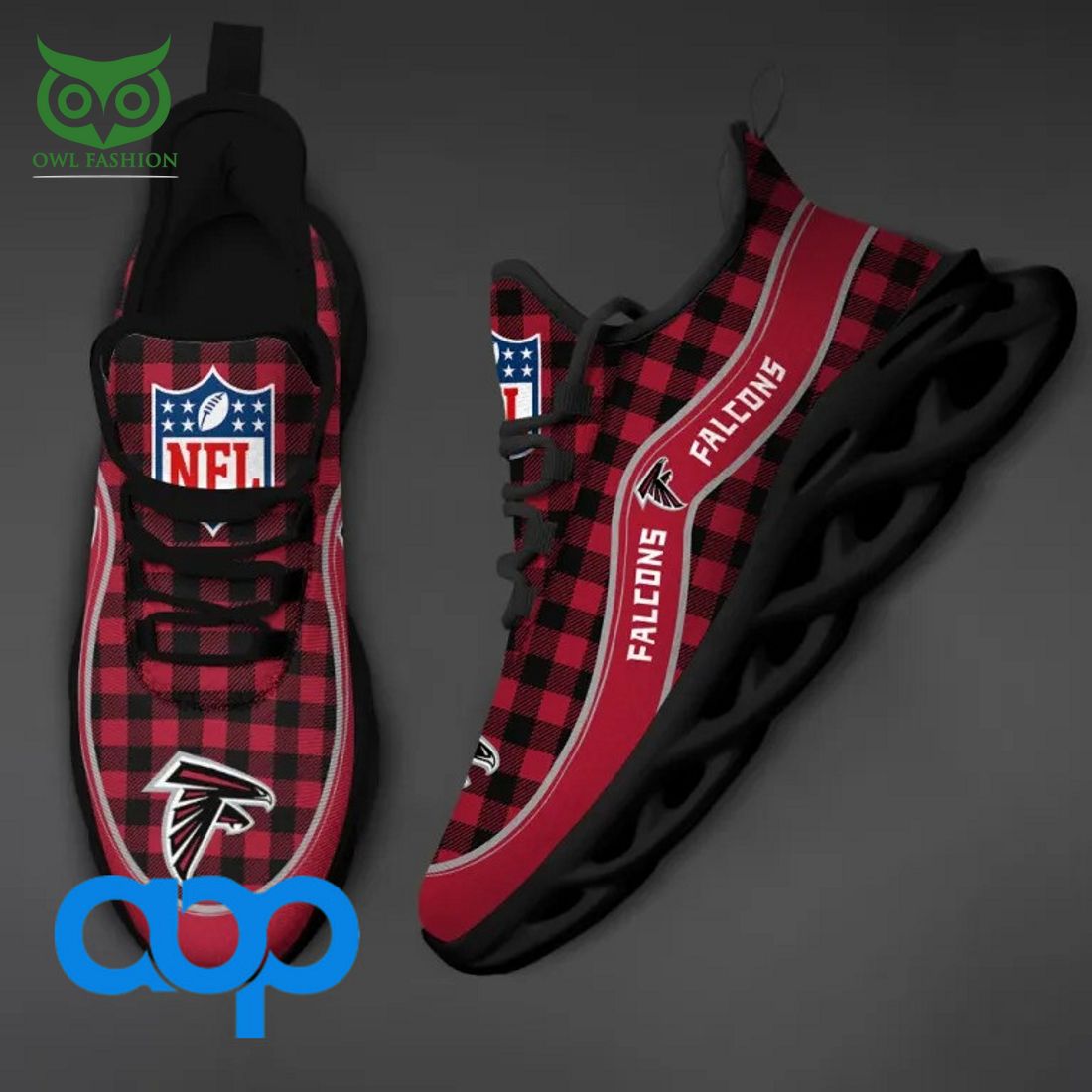 JWFancy Atlanta Falcons Max Soul Shoes Sneakers For Men And Women