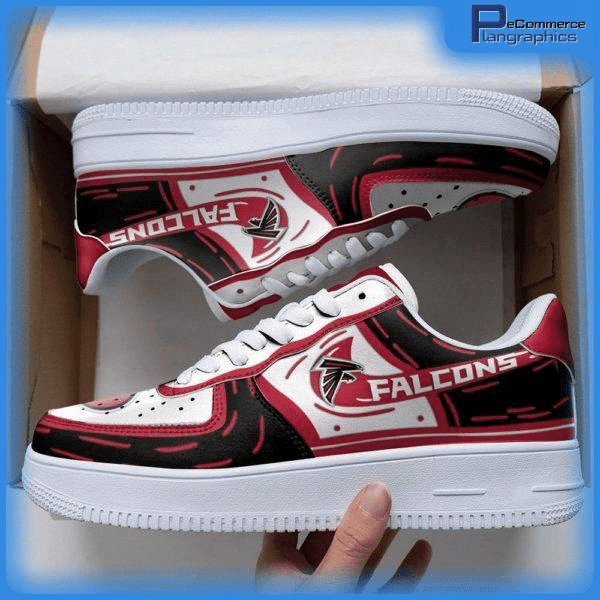JWFancy Atlanta Falcons NFL Air Low-Top Sneakers Shoes For Men And Women