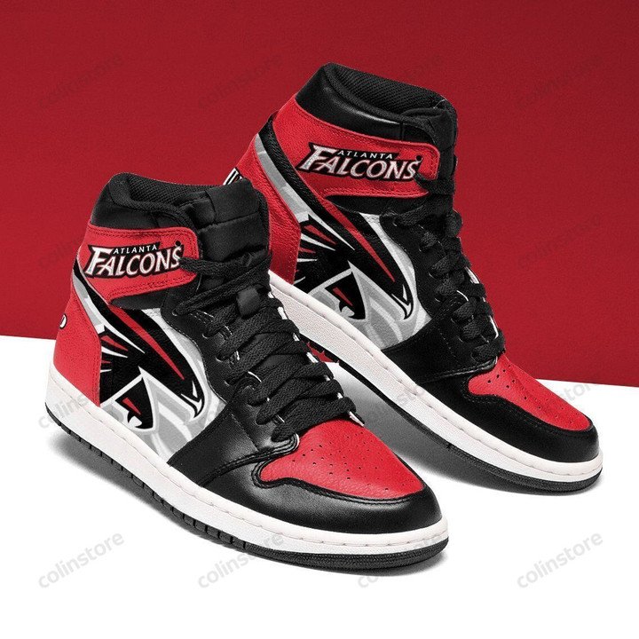 JWFancy Atlanta Falcons NFL AJ1 High Sneakers Shoes For Men And Women