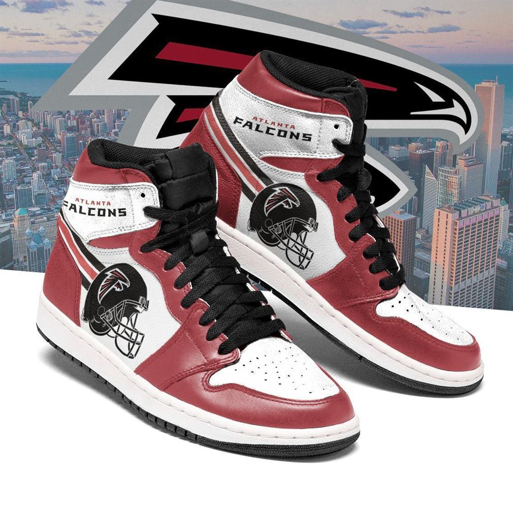 JWFancy Atlanta Falcons NFL AJ1 High Sneakers Shoes For Men And Women