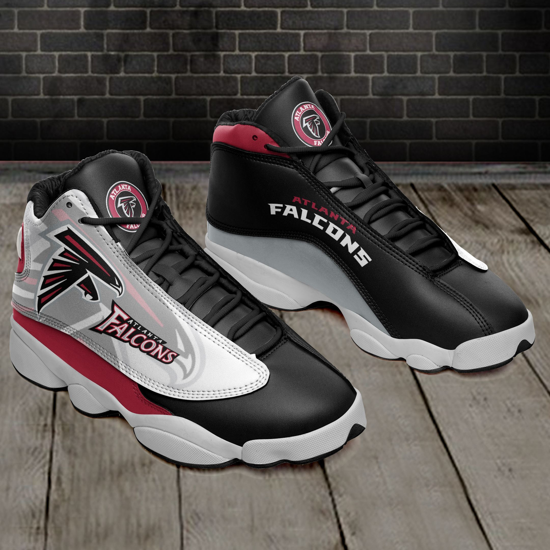 JWFancy Atlanta Falcons NFL AJ13 Sneakers Shoes For Men And Women