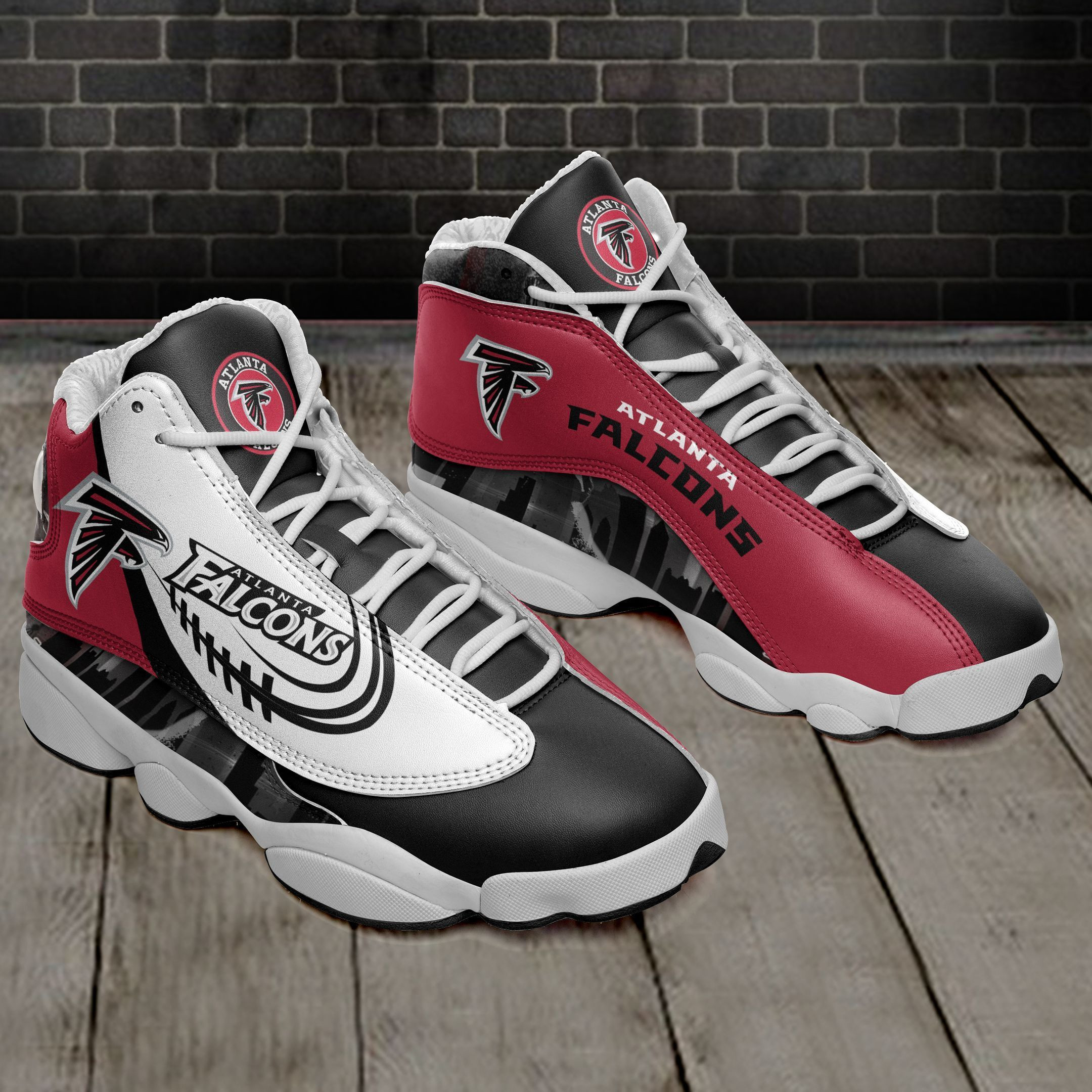JWFancy Atlanta Falcons NFL AJ13 Sneakers Shoes For Men And Women