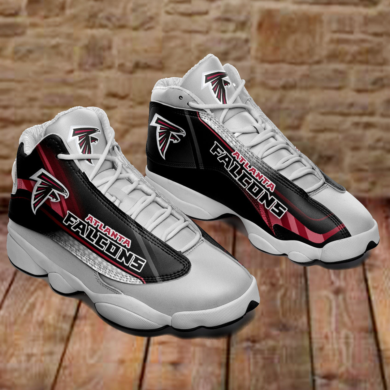 JWFancy Atlanta Falcons NFL AJ13 Sneakers Shoes For Men And Women