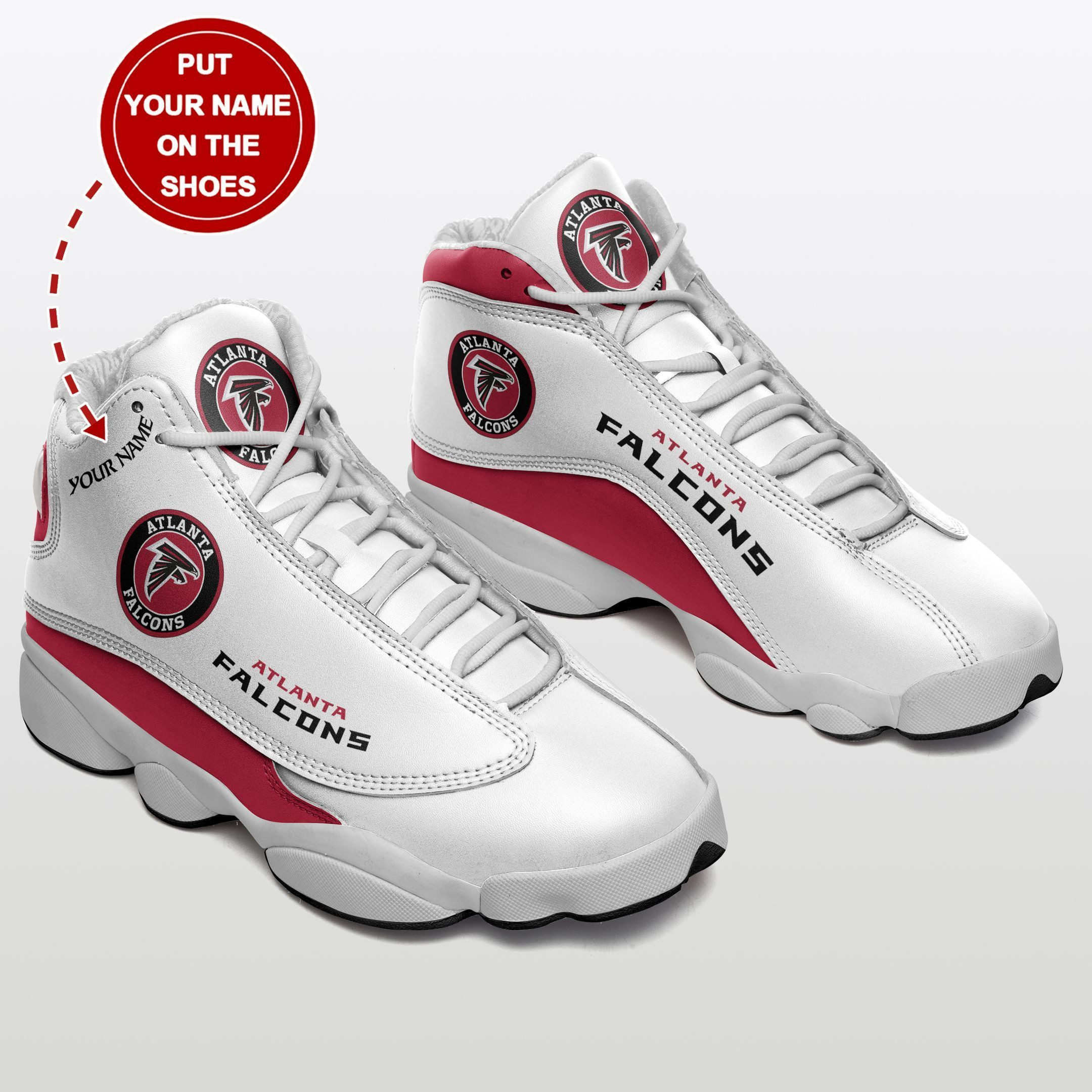 JWFancy Atlanta Falcons NFL AJ13 Sneakers Shoes For Men And Women