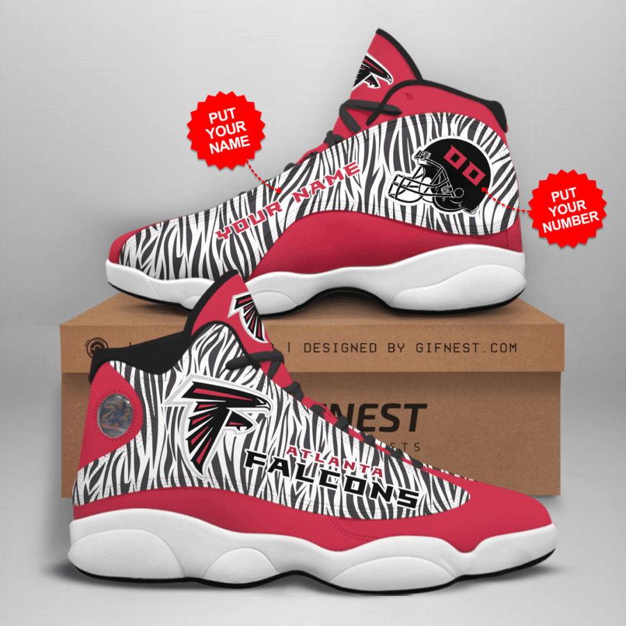 JWFancy Atlanta Falcons NFL AJ13 Sneakers Shoes For Men And Women