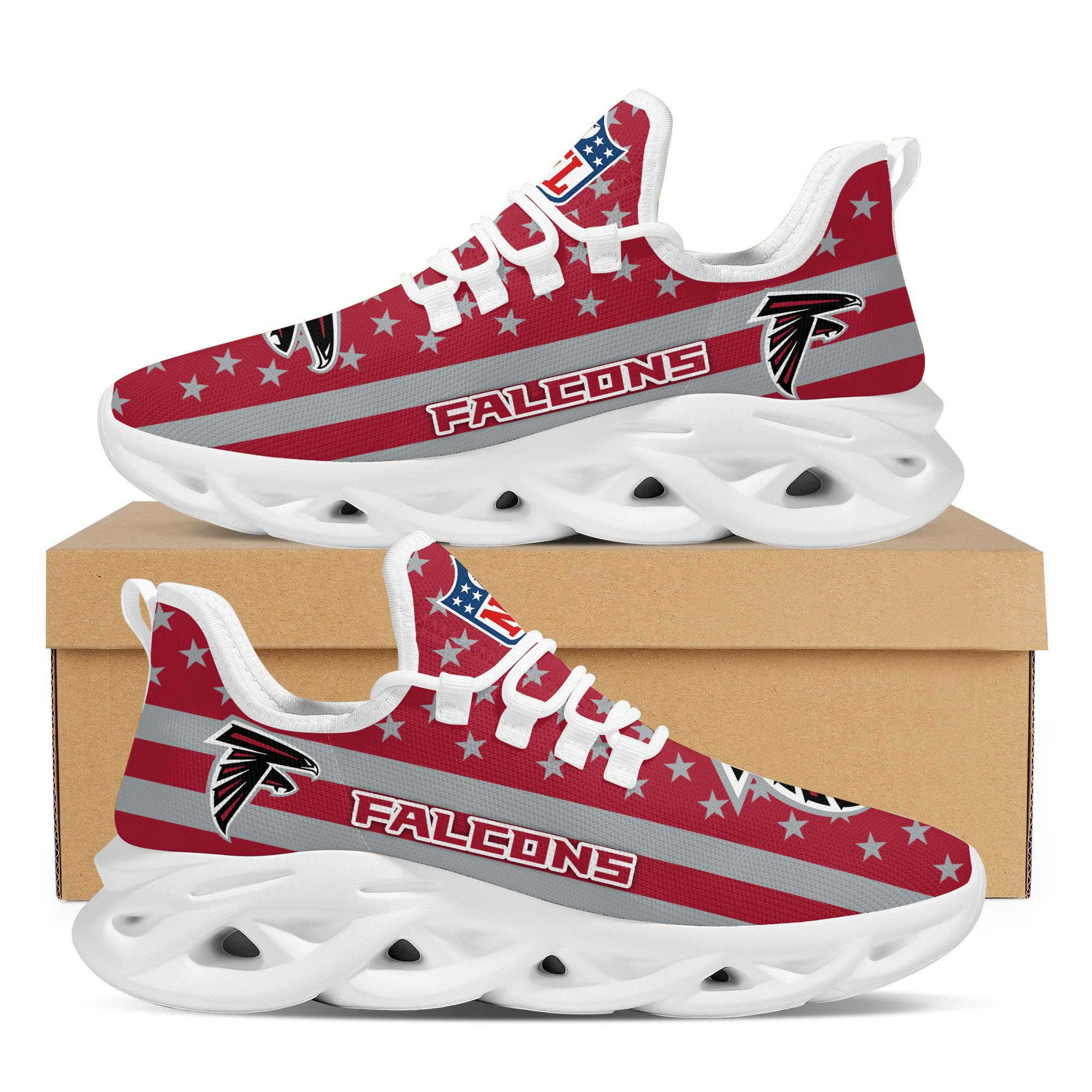 JWFancy Atlanta Falcons NFL Max Soul Shoes Sneakers For Men And Women