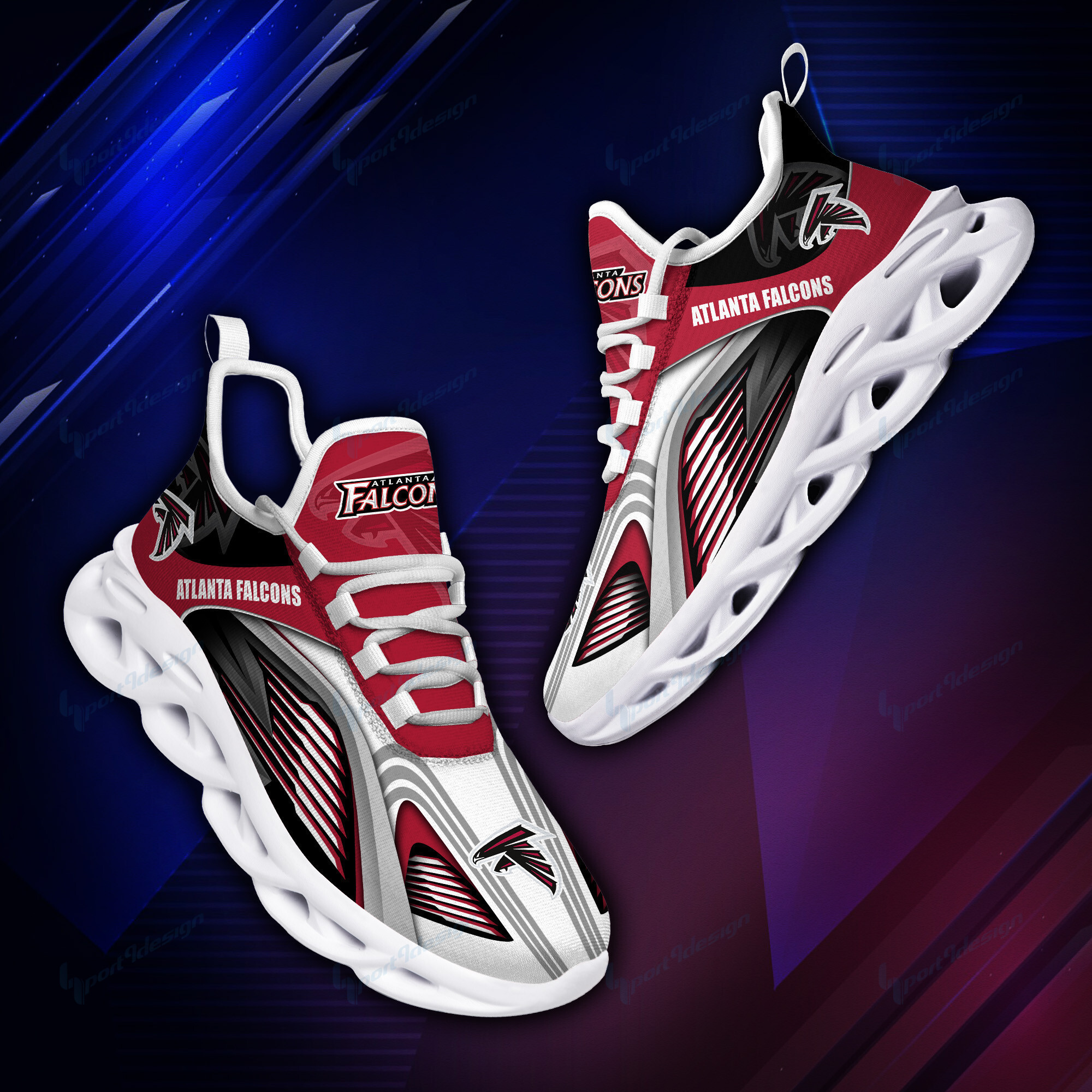 JWFancy Atlanta Falcons NFL Max Soul Shoes Sneakers For Men And Women
