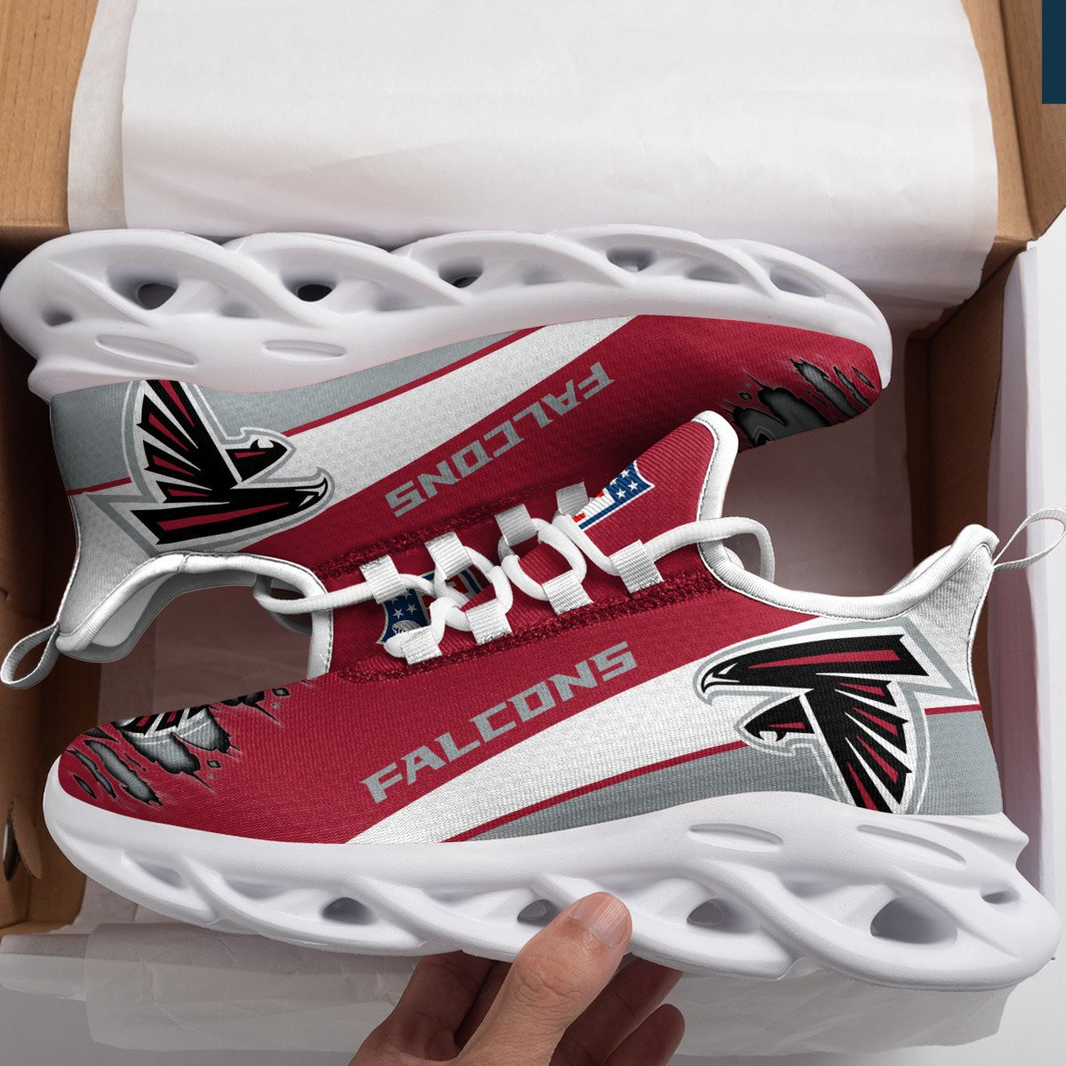 JWFancy Atlanta Falcons NFL Max Soul Shoes Sneakers For Men And Women