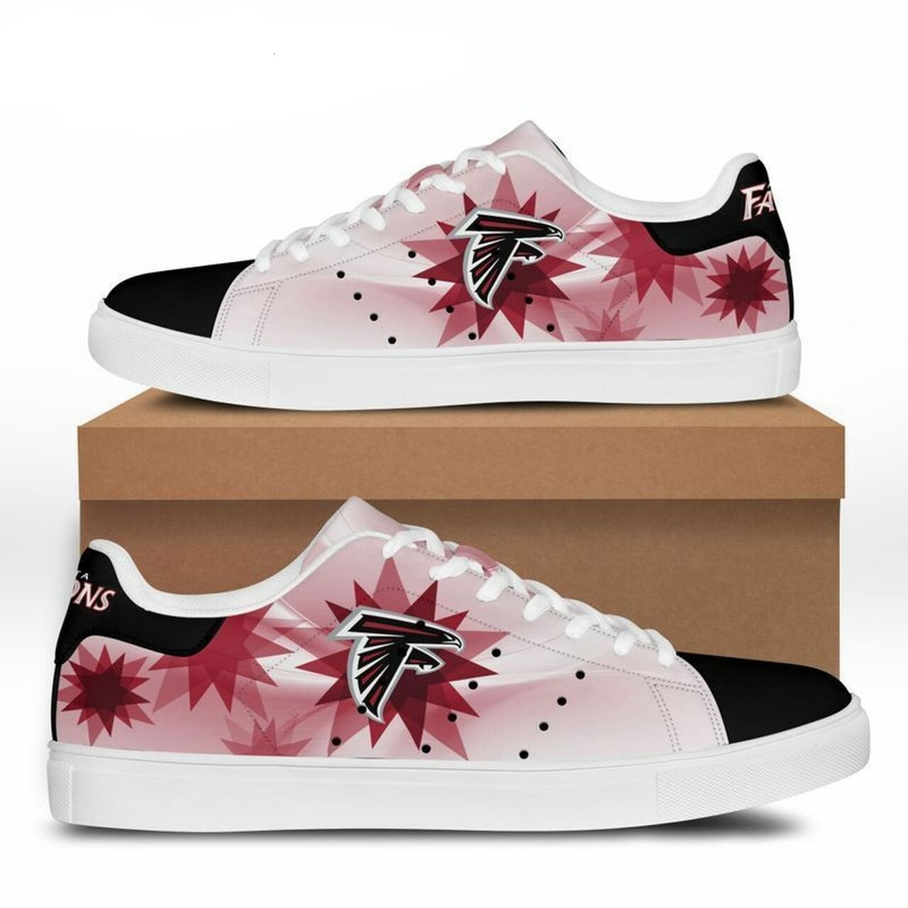 JWFancy Atlanta Falcons Skate Stan Shoes Sneakes For Men And Women