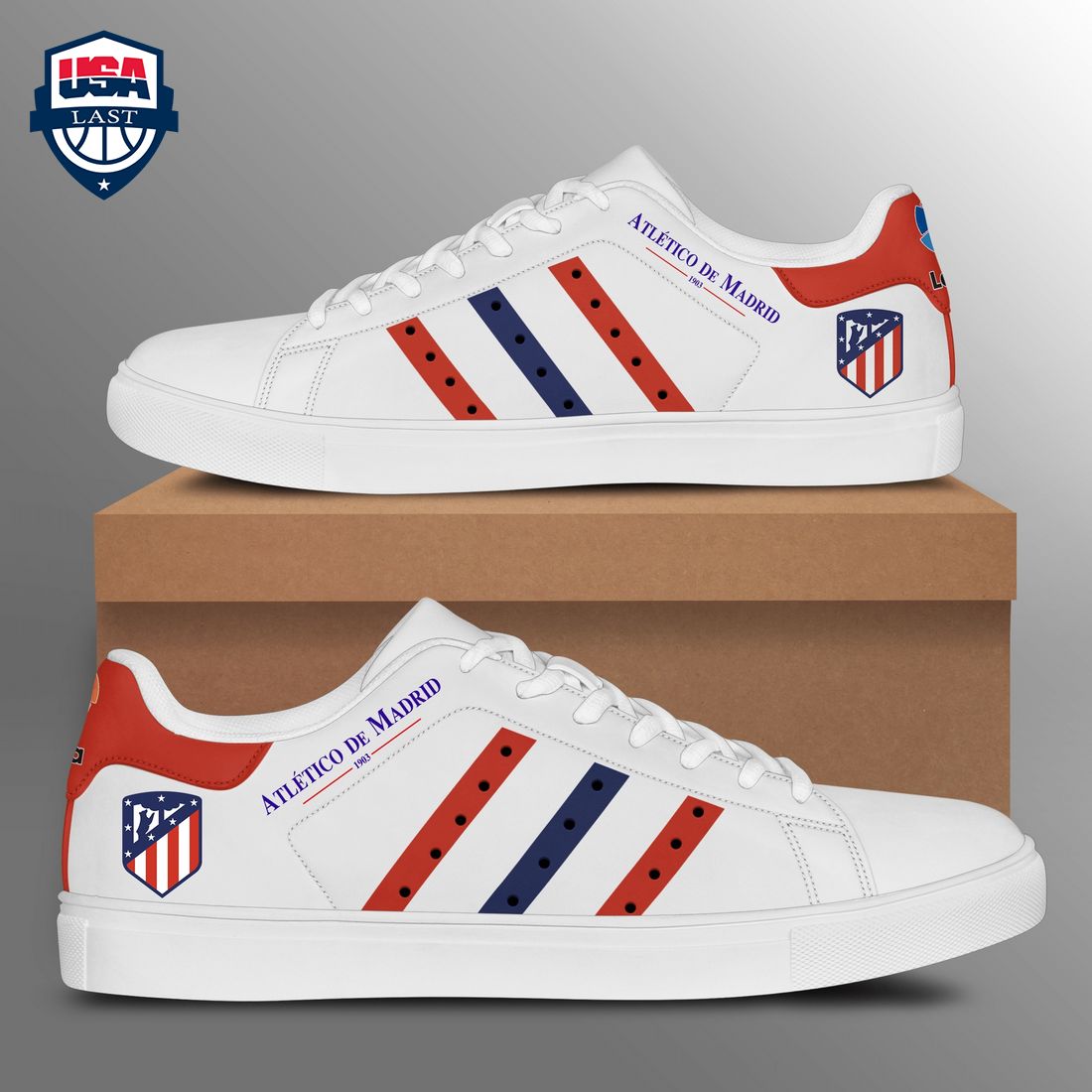 JWFancy Atletico Madrid Skate Stan Shoes Sneakes For Men And Women