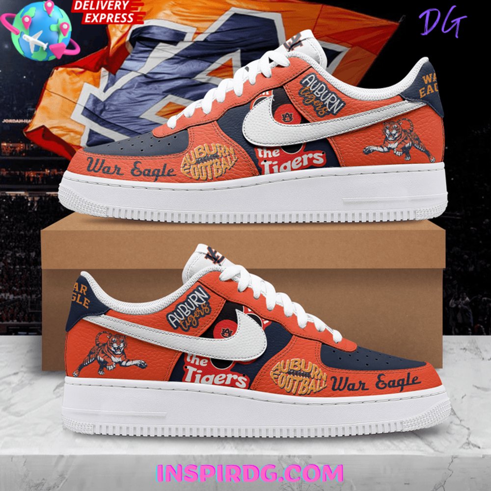 JWFancy Auburn Tigers Air Low-Top Sneakers Shoes For Men And Women